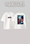 Valorant Design Back Printed Cotton White Oversized T-Shirt