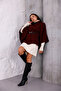 Women's Winter Cashmere Poncho - 7