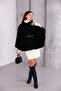 Women's Winter Cashmere Poncho - 4