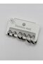 Steel Silver Color Thick Hoop Earrings - 4