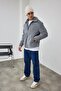 Lined Zippered Oversized Plush Coat - 3