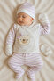 Newborn Baby 5-Piece Hospital Release Set – 100% Cotton – Embroidered – Special Box for First Day - 4