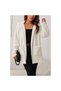 New Season Women's Long Sleeve Hooded Detailed Zippered Wellsoft Jacket 72333 - 2