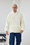 Basic Hooded Oversized Plush Sweatshirt