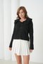Flounce Beaded Button Detailed Knitwear Cardigan Aw25Hi0050 - 2
