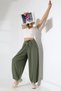Women's High Waist Lace-Up Shalwar Patolon - 4