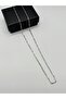 Steel Silver Color Link Necklace - 4