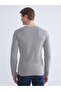 Crew Neck Basic Long Sleeve Men's T-Shirt (W5) - 4