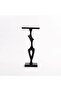 Arabesque Modern Sculptural Accent Side Table | Decorative End Table for Living Room & Bedroom | Artistic Black Finish | 61 x 18.5 x 27 cm - 2