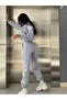 طقم بدلة رياضية للجنسين من أولسو مطبوع 3 يونيفرسال برقبة دائرية - 3