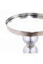 Classique Luxury Decorative Accent Side Table | Glass Sphere Pedestal End Table | Contemporary Metallic Finish | 58 x 31 x 31 cm - 4