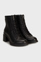 Lace Detailed Leather Boots Bot 25K215R1234 - 3
