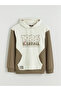 Mg Trenden Beige Snoopy Printed Men's Hoodie - 5