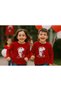 Unisex Long Sleeve Red Ataturk Printed T-Shirt - 2