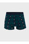 Red Standard Fit Cotton Flexible Men's Boxers 3 Pcs - 3