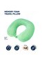 Travel neck pillow comfort orthopedic travel pillow visco