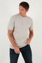 Text Detailed Cotton Regular Fit Crew Neck t Shirt Men's t Shirt 59020203 - 4