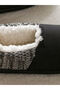 Black Fur-Lined Men's Home Boots Slippers - 3