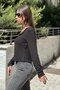 Women's Buttoned and Detailed Slim Soft Knitwear Cardigan - 3