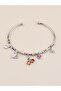 Rubellia Adjustable Cherry Charm Handcuff Bracelet
