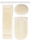 3-Piece Bath Loofah Set (100% Natural Loofah)