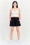 Women Sportswear Fit Outdoor Shorts, Black - 4