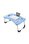 Foldable Laptop Table Pink - 2