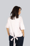 Women's Brand Logo Short Sleeve Round Neck Pink T-Shirt 3D2M7X 2Jjkz-0327 - 3