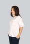 Women's Brand Logo Short Sleeve Round Neck Pink T-Shirt 3D2M7X 2Jjkz-0327 - 2