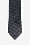 Men's Black-Grey Patterned Tie - 2