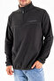 Men's Half-Zip John Borners Embroidered Fleece Sweatshirt Anthracite - 25K 6001 - 5
