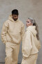 UNISEX 3-YARN BRUSHED INSIDE OVERSIZED COUPLE SPECIAL TRACKSUIT SET (SINGLE) - 2