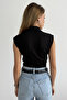Women's High Neck Sleeveless Blouse - 8