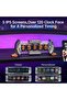 Times Gate - Cyberpunk Digital Clock with Smart App Control (Silver) - 2
