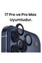 Glass Camera Lens Protector with Metal Frame in Abis Blue Compatible with Apple iPhone 17 Pro Max / 17 Pro - 5