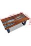 Coffee Table Teak Resin 100x50 cm - 3