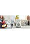 CB360 Advanced Digital Audio Baby Monitor with LCD Display, Temperature Sensor, Nightlight, Charging - 8