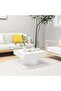 Coffee Table White 57x57x30 cm Engineered Wood