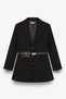 Belt Bag Jacket Women's Dress Elb00929 Black - 4