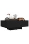 Coffee Table Black 85x55x31 cm Engineered Wood - 4