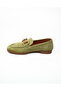 16 Moda Arena Green Suede Leather College Casual Women's Shoes - 3