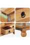 Coffee Table Reclaimed Wood 70x70x38 cm - 8