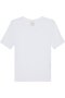 Women's Modal Ribbed White Crop Top Lv044C901G-Yaa
