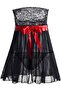 Plus Size Sexy Babydoll Lingerie Nightgown with G-String M19 - 6