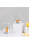 Amber Cat Glass Figured Decorative Water Glass Set of 2 - 5