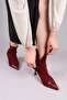 Vi̇rrey Skin g Paneled Strech Heeled Boots Bordo - 5