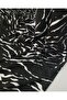 Black and White Patterned Irmak Knitted Jersey (Width 150 cm X Length 250 cm) - 5
