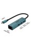 95226 محول إيثرنت من النوع C إلى RJ45 + 3 منافذ USB2.0 موزع USB 4 في 1 - 4