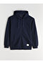 Hooded Men's Thick Zippered Sweatshirt - 5