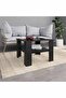 Coffee Table Black 60x60x42 cm Engineered Wood